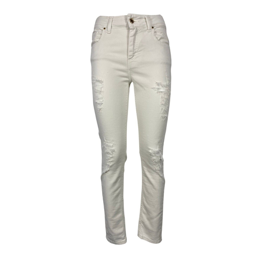 KARTIKA jeans woman bull white 6805-K9621 / 03J 98% cotton 2% elastane MADE IN ITALY