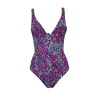BEACH BRASIL costume donna intero fantasia fuxia 43-6313 MADE IN ITALY