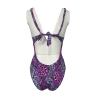BEACH BRASIL costume donna intero fantasia fuxia 43-6313 MADE IN ITALY