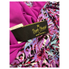 BEACH BRASIL costume donna intero fantasia fuxia 43-6313 MADE IN ITALY