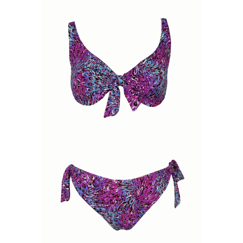 BEACH BRASIL woman bikini fuchsia fantasy art 43 6035 A MADE IN ITALY