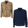 MASTRICAMICIAI man shirt jacket MC290-LT008 DARK 100% linen