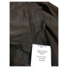 D’AMICO men's brown suede jacket art DGU0397 FACILE 100% leather