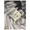 BROUBACK white blue striped man shirt NISIDA 38 Q03 65 55% linen 45% cotton MADE IN ITALY
