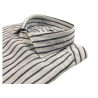 BROUBACK white blue striped man shirt NISIDA 38 Q03 63 55% linen 45% cotton MADE IN ITALY