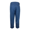 MADSON by BottegaChilometerZero light blue jeans DU22342 GLOBE RISVOLTO PANTA MADE IN ITALY