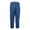 MADSON by BottegaChilometerZero light blue jeans man trousers DU22342 GLOBE RISVOLTO PANTA 100% cotton MADE IN ITALY