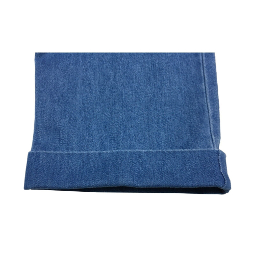 MADSON by BottegaChilometerZero light blue jeans DU22342 GLOBE RISVOLTO PANTA MADE IN ITALY