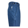 MADSON by BottegaChilometerZero light blue jeans DU22342 GLOBE RISVOLTO PANTA MADE IN ITALY