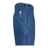 MADSON by BottegaChilometriZero pantalone uomo jeans chiaro DU22342 PANTA RISVOLTO GLOBE 100% cotone MADE IN ITALY