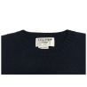 T by Me Cashmere blue crewneck sweater, with side vents M / 1752