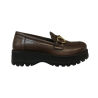 HOURS 04.44 by Charly Fox moccasin woman dark brown leather MOKA1 / E ALEX 100% leather MADE IN ITALY