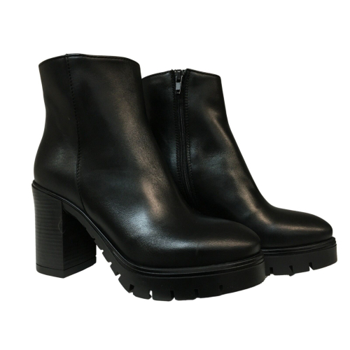 ORE 04.44 by Charly Fox ankle black boot woman 605 / A TS99 100% leather MADE IN ITALY