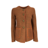 IL THE DELLE 5 woman jacket mou boiled wool GISELLE 88 MADE IN ITALY