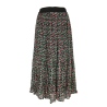 LA FEE MARABOUTEE woman pleated skirt with multicolor floral pattern FE-JU-CHANA-F MADE IN ITALY