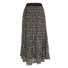 LA FEE MARABOUTEE gonna donna plisse fantasia floreale multicolor FE-JU-CHANA-F MADE IN ITALY