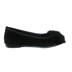 BALLERINA woman black suede...