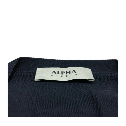 ALPHA STUDIO men's vest with buttons mod AU-7003DS 100% cotton