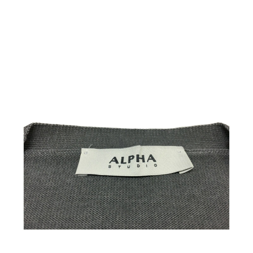 copy of ALPHA STUDIO men's Navy Blue vest with buttons mod AU-7003DS 100% cotton