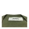 ALPHA STUDIO men's Military vest with buttons mod AU-7003DS 100% cotton