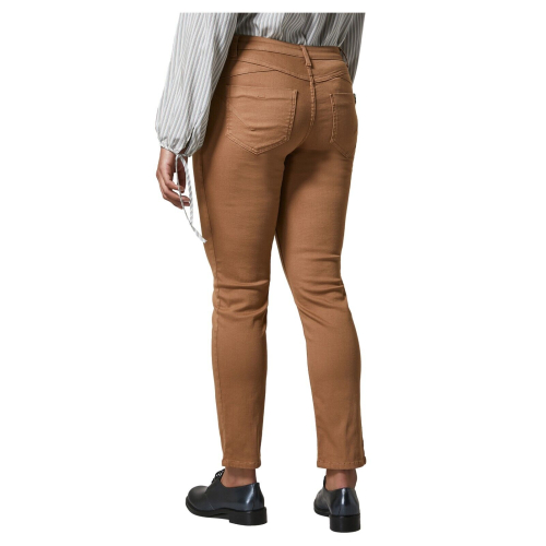 PERSONA by Marina Rinaldi jeans donna cammello color stretch linea PERFECT 23.1133112 RACCOLTA