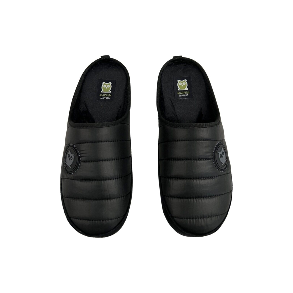 MARPEN SLIPPERS black quilted man slipper 40ITIN23 MADE IN SPAIN