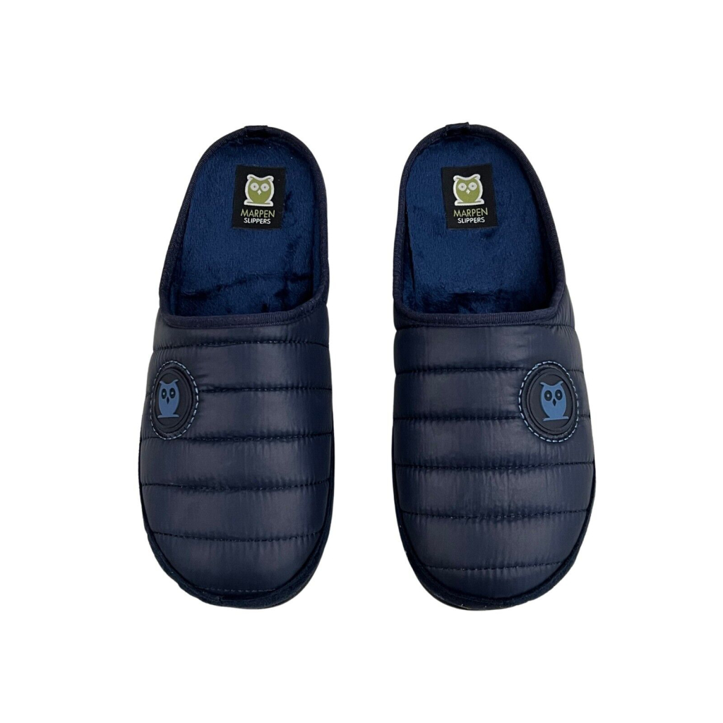 MARPEN SLIPPERS BLUE quilted man slipper 40ITIN23 MADE IN SPAIN