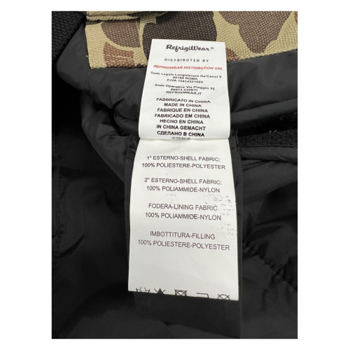 REFRIGIWEAR TRUE STORY line man green padded vest FISHER VEST G14503 RI0019