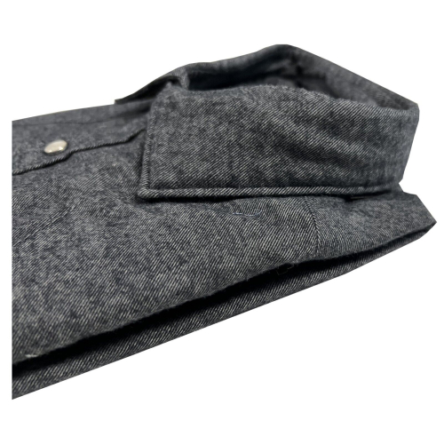 GMF 965 gray flannel man shirt SP304 912300/14 100% cotton