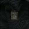 ALPHA STUDIO Blue Man Sweater Heavy High Neck English Ribs MOD AU-1138H 100% Wool