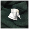 H953 maglia uomo effetto brinato tubolare verde art HS3344 NINO 100% lana merinos extrafine MADE IN ITALY