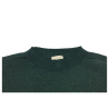 H953 green tubular frosted effect man shirt art HS3344 NINO 100% extrafine merino wool MADE IN ITALY