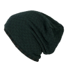 NEIRAMI woman double face hat green tricot + striped fabric AC58TR-N / W2 BICOLOR TRICOT MADE IN ITALY