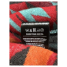 TOOCO red / orange / turquoise patterned fleece jacket TOCO428 SHERPA DAKOTA 100% polyester
