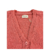 MAISON HOTEL salmon woman cardigan with buttons art ISABELLA