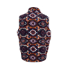 TOOCO men's fantasy fleece vest bordeaux / orange / blue TOCO 436 VEST SHERPA MONGOLIA 100% polyester