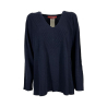 MARINA SPORT by Marina Rinaldi blue woman sweater 23.5363092 ARTIFICE MADE IN ITALY
