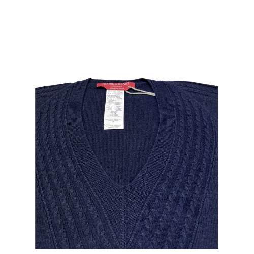 MARINA SPORT by Marina Rinaldi blue woman sweater 23.5363092 ARTIFICE MADE IN ITALY
