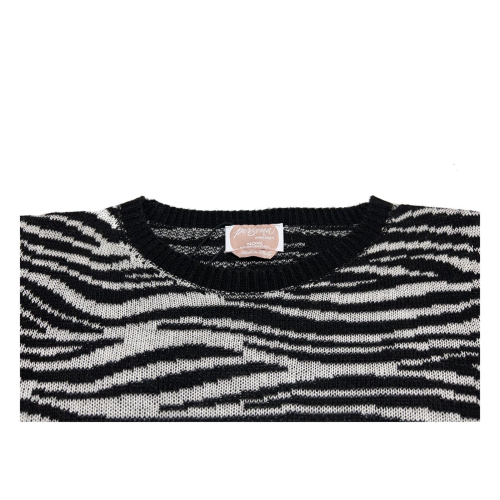 PERSONA by Marina Rinaldi linea N.O.W maglia zebra bianco/nero 23.7364042 ARDORE
