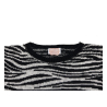 PERSONA by Marina Rinaldi line N.O.W white / black zebra sweater 23.7364042 ARDORE MADE IN ITALY