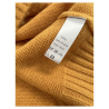 PIACENZA CASHMERE men's crewneck sweater plain yellow soft effect 10475 100% wool MADE IN ITALY