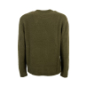 PIACENZA CASHMERE men's crewneck sweater plain green soft effect 10475 100% wool MADE IN ITALY