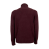 PIACENZA CASHMERE maglia uomo collo alto bordeaux effetto morbido 10473 100% lana MADE IN ITALY