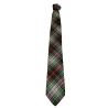 DRAKE'S LONDON men's tie with green / white / red check lining 100% silk MADE IN ENGLAND