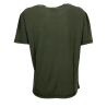 SEMICOUTURE t-shirt donna mezza manica militare con rotture CNTJ01 BETTINA 100% cotone