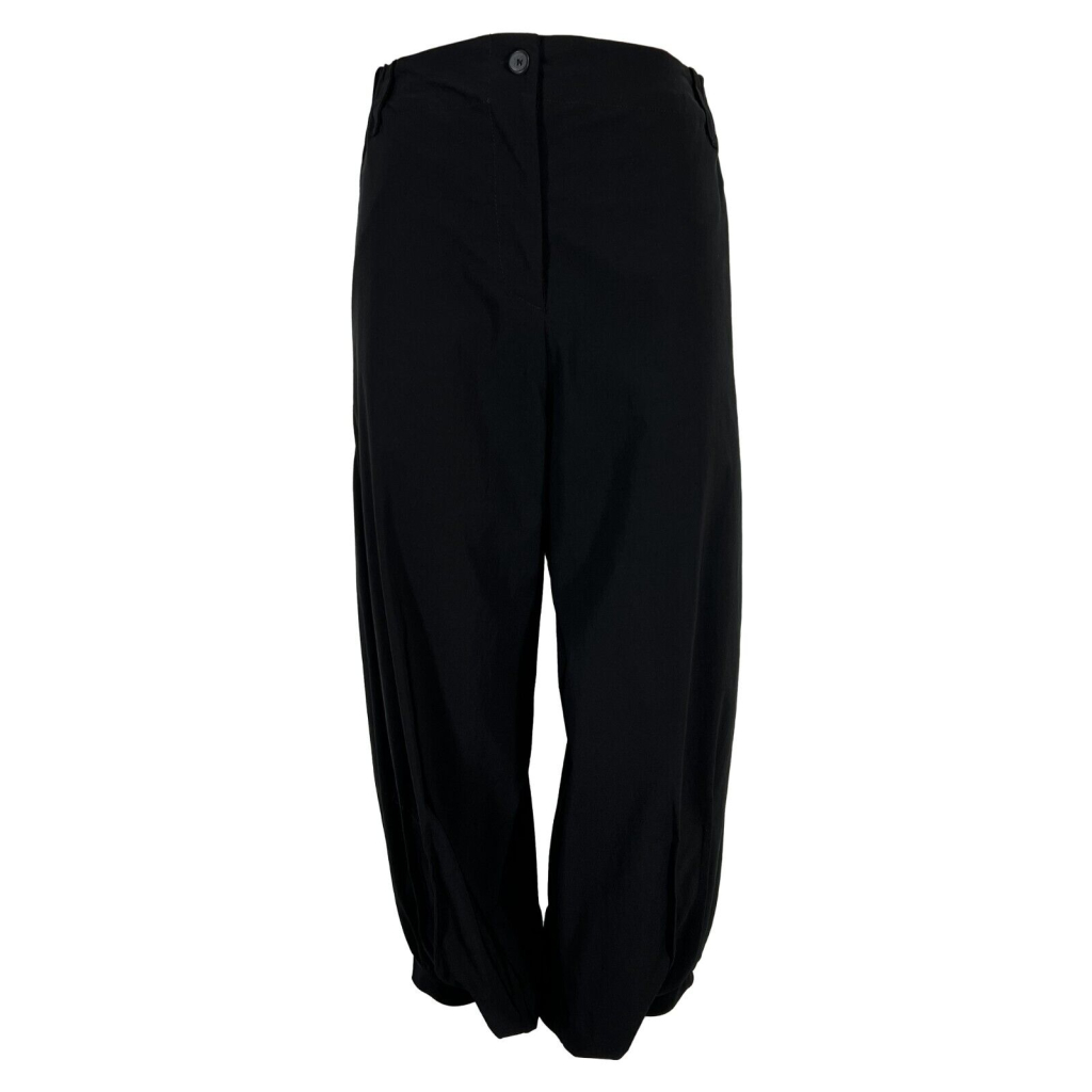 TADASHI pantalone donna tessuto tecnico nero TPE215066 MADE IN ITALY