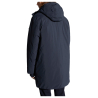 ELVINE heavy blue FIDEL man parka with fixed hood FEATERY NYLON fabric 100% polyester THERMORE padding