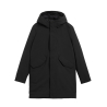 ELVINE heavy man parka with fixed hood HJALMAR Shelter Black100% Nylon