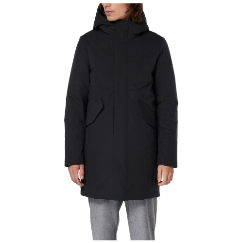 ELVINE parka uomo pesante con cappuccio fisso HJALMAR Shelter Black 100% Nylon