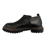 ERNESTO DOLANI black man shoe 3UROC03 WASH BLACK 100% leather MADE IN ITALY